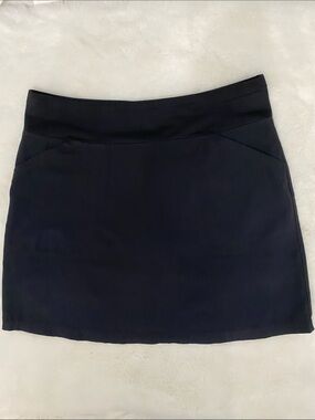Classic Black Women's Skort- Sleek A-Line Style. S/M